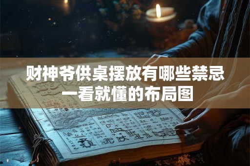 财神爷供桌摆放有哪些禁忌 一看就懂的布局图