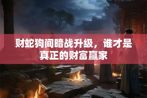 财蛇狗间暗战升级，谁才是真正的财富赢家