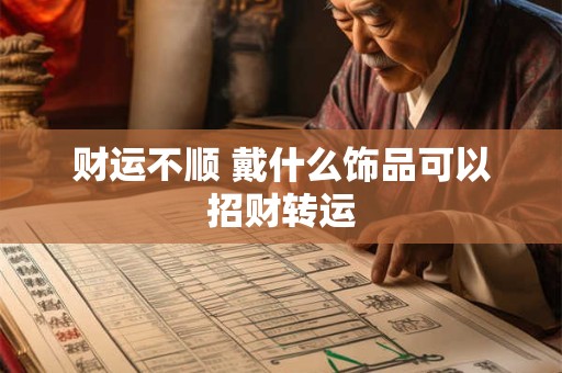 财运不顺 戴什么饰品可以招财转运
