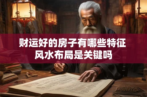 财运好的房子有哪些特征 风水布局是关键吗