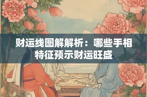 财运线图解解析：哪些手相特征预示财运旺盛