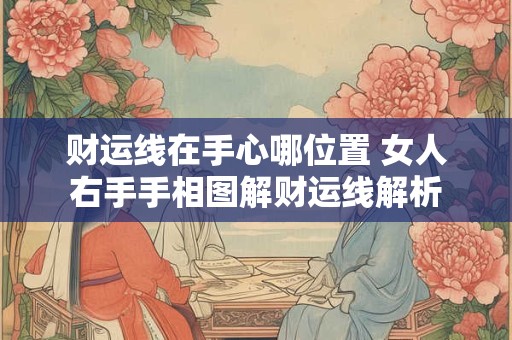 财运线在手心哪位置 女人右手手相图解财运线解析