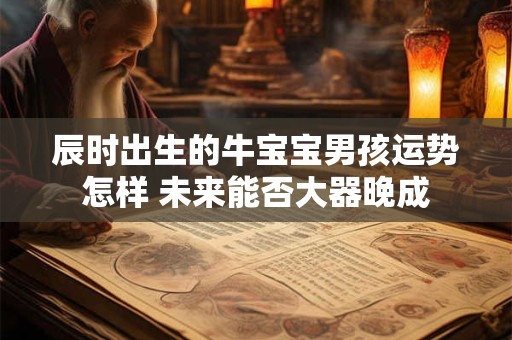 辰时出生的牛宝宝男孩运势怎样 未来能否大器晚成