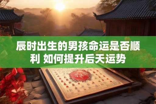 辰时出生的男孩命运是否顺利 如何提升后天运势