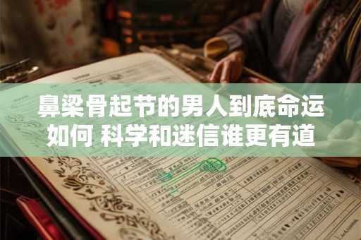 鼻梁骨起节的男人到底命运如何 科学和迷信谁更有道理