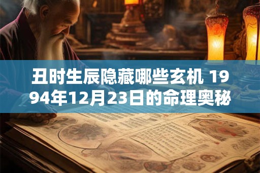 丑时生辰隐藏哪些玄机 1994年12月23日的命理奥秘是什么