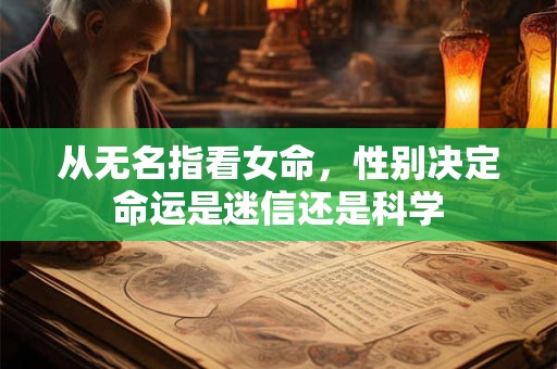 从无名指看女命，性别决定命运是迷信还是科学
