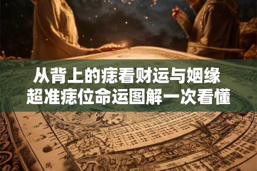 从背上的痣看财运与姻缘 超准痣位命运图解一次看懂