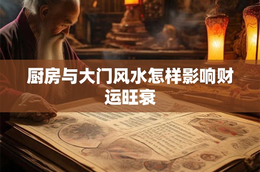 厨房与大门风水怎样影响财运旺衰