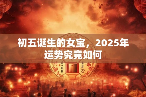 初五诞生的女宝，2025年运势究竟如何