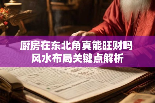 厨房在东北角真能旺财吗 风水布局关键点解析