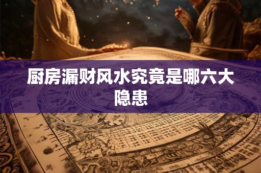 厨房漏财风水究竟是哪六大隐患