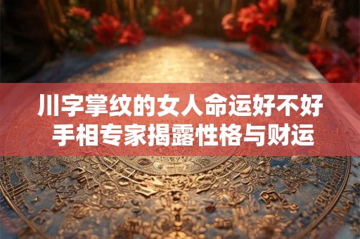 川字掌纹的女人命运好不好 手相专家揭露性格与财运