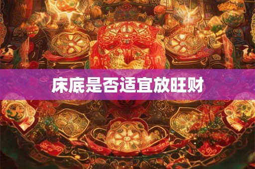 床底藏钱招财 风水还是迷信