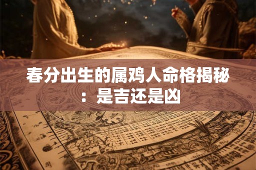 春分出生的属鸡人命格揭秘：是吉还是凶
