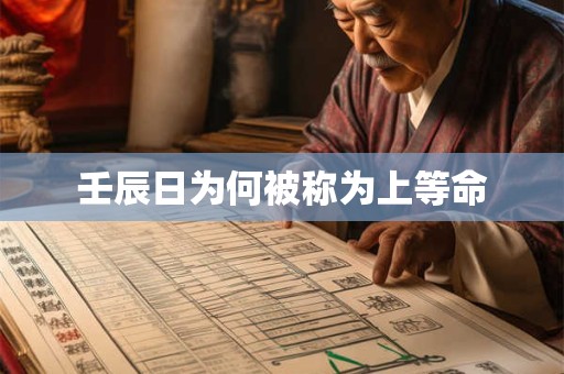 壬辰日为何被称为上等命