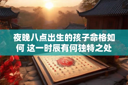 夜晚八点出生的孩子命格如何 这一时辰有何独特之处