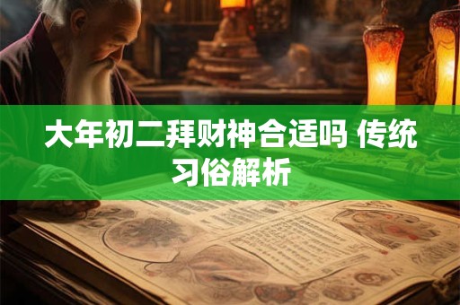 大年初二拜财神合适吗 传统习俗解析