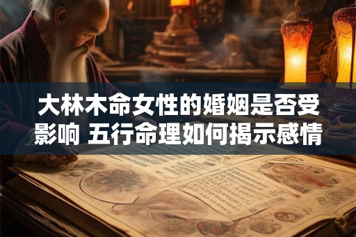 大林木命女性的婚姻是否受影响 五行命理如何揭示感情运势