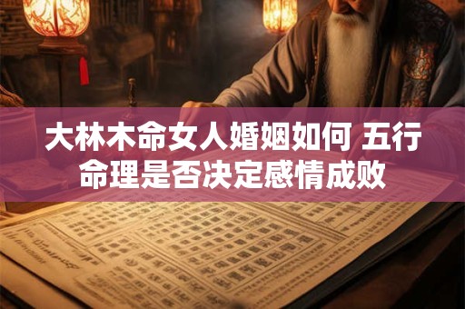 大林木命女人婚姻如何 五行命理是否决定感情成败