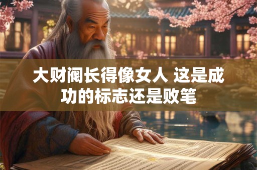 大财阀长得像女人 这是成功的标志还是败笔