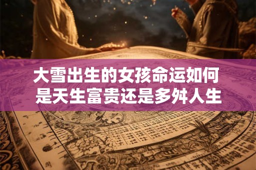 大雪出生的女孩命运如何 是天生富贵还是多舛人生
