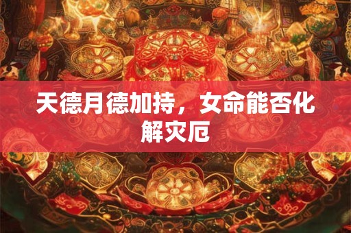 天德月德加持，女命能否化解灾厄
