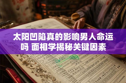 太阳凹陷真的影响男人命运吗 面相学揭秘关键因素