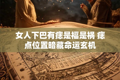女人下巴有痣是福是祸 痣点位置暗藏命运玄机