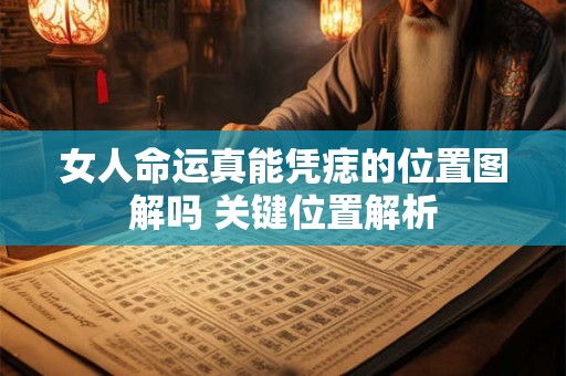 详细阅读:女人命运真能凭痣的位置图解吗 关键位置解析 女人命运真能凭痣的位置图解吗 关键位置解析