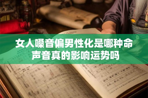 女人嗓音偏男性化是哪种命 声音真的影响运势吗