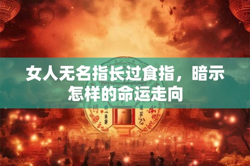 女人无名指长过食指，暗示怎样的命运走向