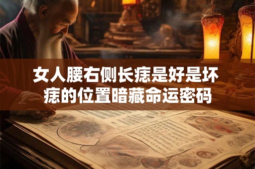 女人腰右侧长痣是好是坏 痣的位置暗藏命运密码