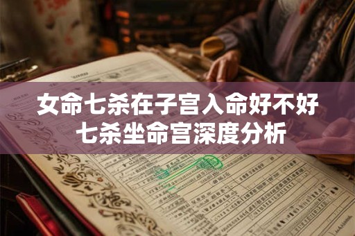 女命七杀在子宫入命好不好 七杀坐命宫深度分析