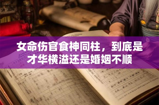 女命伤官食神同柱，到底是才华横溢还是婚姻不顺
