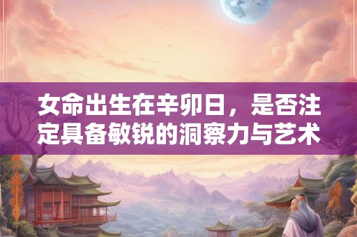 女命出生在辛卯日，是否注定具备敏锐的洞察力与艺术天赋