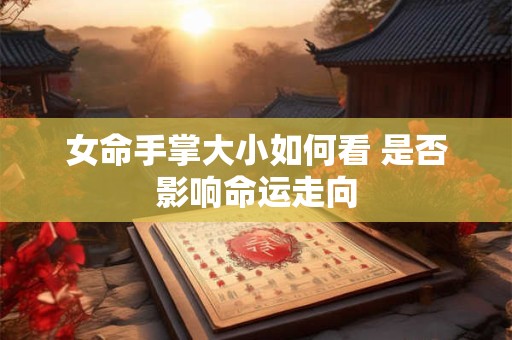 女命手掌大小如何看 是否影响命运走向