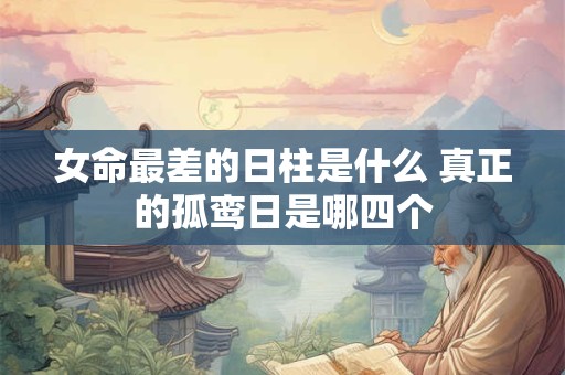 女命最差的日柱是什么 真正的孤鸾日是哪四个