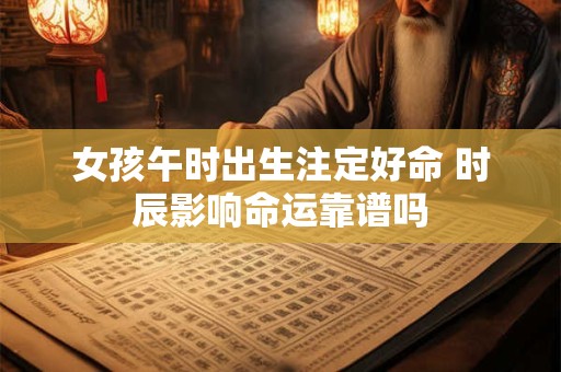 女孩午时出生注定好命 时辰影响命运靠谱吗