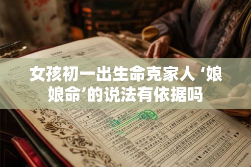 女孩初一出生命克家人 ‘娘娘命’的说法有依据吗