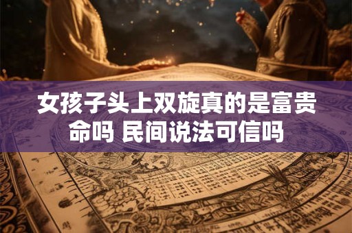 女孩子头上双旋真的是富贵命吗 民间说法可信吗