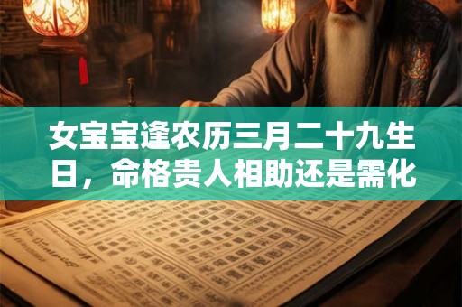 女宝宝逢农历三月二十九生日，命格贵人相助还是需化解煞气