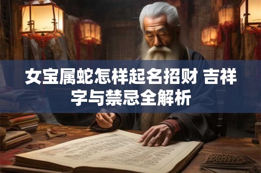 女宝属蛇怎样起名招财 吉祥字与禁忌全解析