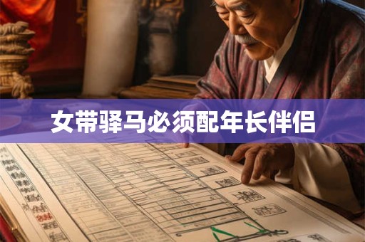 女带驿马必须配年长伴侣