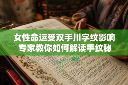 女性命运受双手川字纹影响 专家教你如何解读手纹秘密