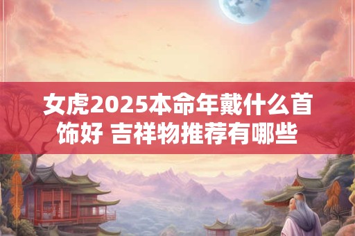 女虎2025本命年戴什么首饰好 吉祥物推荐有哪些