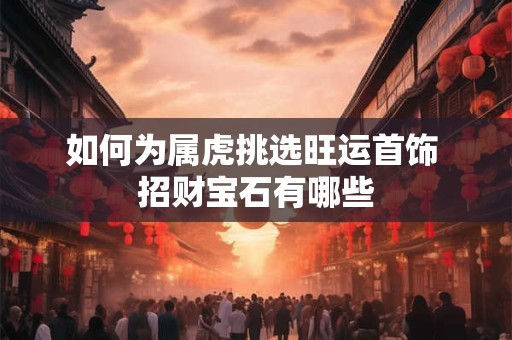 如何为属虎挑选旺运首饰 招财宝石有哪些