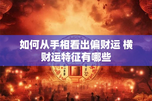 如何从手相看出偏财运 横财运特征有哪些