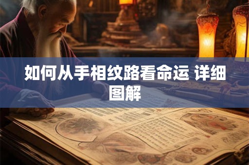 如何从手相纹路看命运 详细图解
