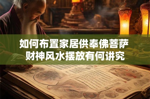 如何布置家居供奉佛菩萨 财神风水摆放有何讲究